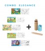 COMBO ELEGANCE - Tovagliette Bambini e Matite