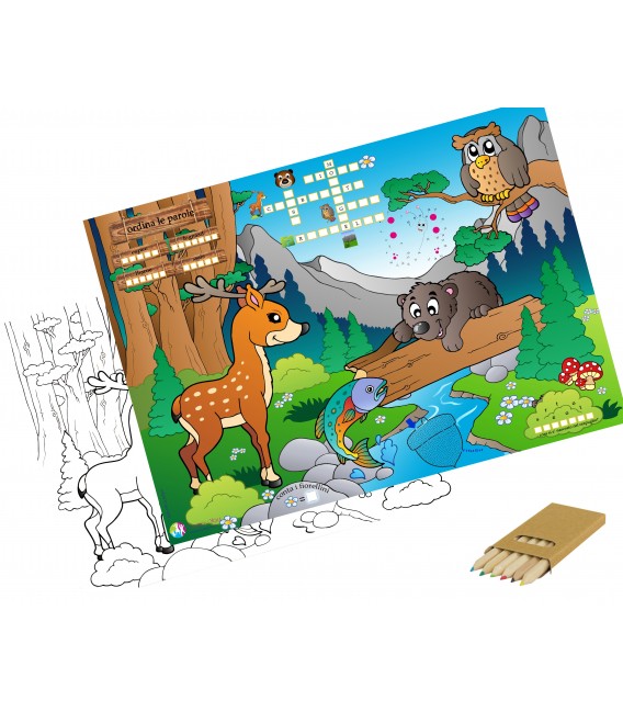 COMBO EASY - Tovagliette Miste e Matite
